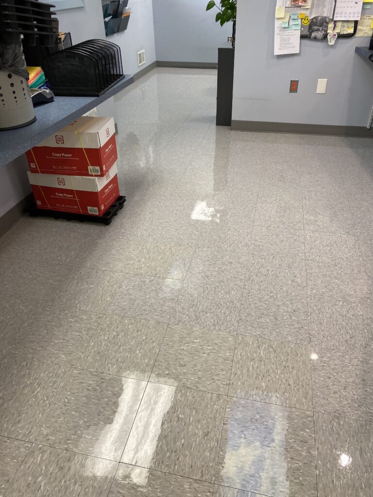 newly cleaned CVT floor